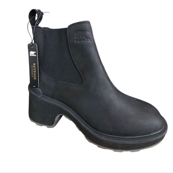 Sorel Shoes - Sorel Hi-Line Chelsea Heel Boot Black 9 NIB